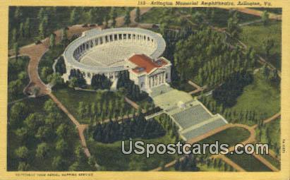 Arlington Memorial Amphitheatre - Virginia VA Postcard