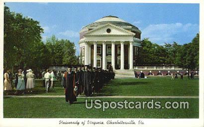 University of Virginia - Charlottesville Postcard