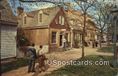 Margaret Hunter Shop & Golden Ball - Williamsburg, Virginia VA Postcard