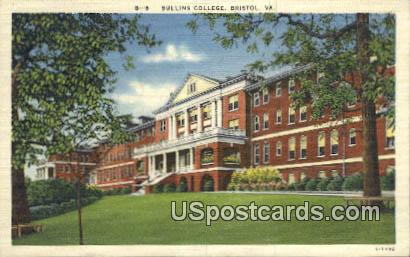 Sullins College - Bristol, Virginia VA Postcard