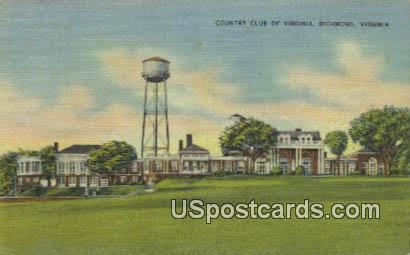 Country Club of Virginia - Richmond Postcard