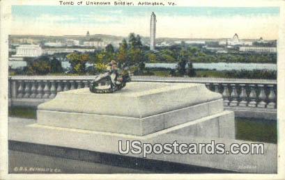 Tomb of Unknown Soldier - Arlington, Virginia VA Postcard