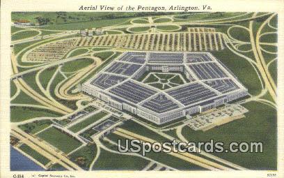 Pentagon Building - Arlington, Virginia VA Postcard