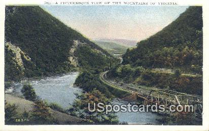Misc, Virginia Postcard     ;       Misc, VA
