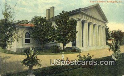 Lee's Mansion - Arlington, Virginia VA Postcard