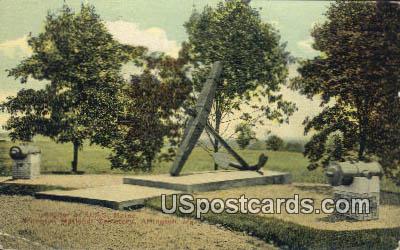 Anchor, USS Maine - Arlington, Virginia VA Postcard