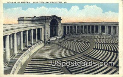 Memorial Amphitheatre - Arlington, Virginia VA Postcard
