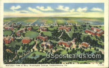 Mary Washington College - Fredericksburg, Virginia VA Postcard