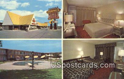 Horne's Motor Lodges - Fredericksburg, Virginia VA Postcard