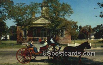 Courthouse 1770 - Williamsburg, Virginia VA Postcard