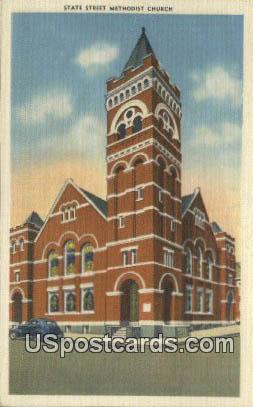 State Street Methodist Church - Bristol, Virginia VA Postcard