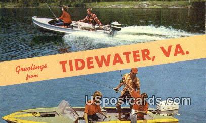 Tidewater, VA Postcard       ;         Tidewater, Virginia