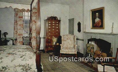 Bed Chamber, George Wythe House - Williamsburg, Virginia VA Postcard