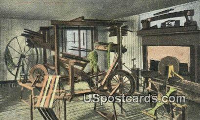Spinning Room - Mount Vernon, Virginia VA Postcard