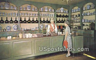 Pasteur Galt Apothecary Shop - Williamsburg, Virginia VA Postcard