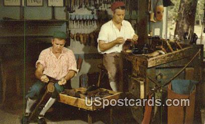 Shoemaker's Shop - Williamsburg, Virginia VA Postcard