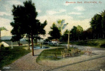 Mountain Park - Roanoke, Virginia VA Postcard