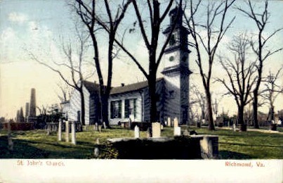 St. John's Church - Richmond, Virginia VA Postcard