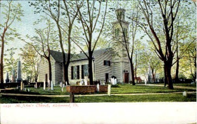 St. John's Church - Richmond, Virginia VA Postcard