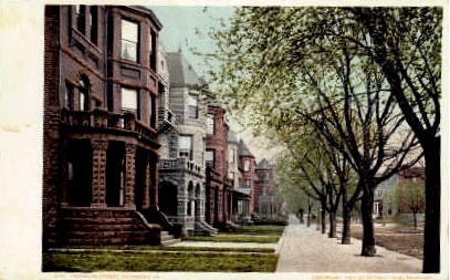 Franklin Street - Richmond, Virginia VA Postcard