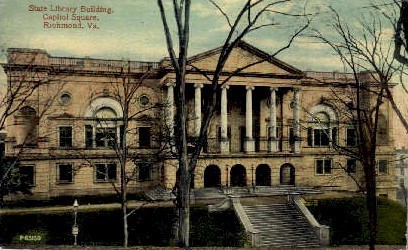 State Library Building - Richmond, Virginia VA Postcard