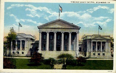 Virginia State Capitol - Richmond Postcard