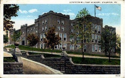 Staunton Military Academy - Virginia VA Postcard