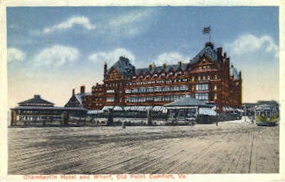 Chamberlin Hotel - Point Comfort, Virginia VA Postcard