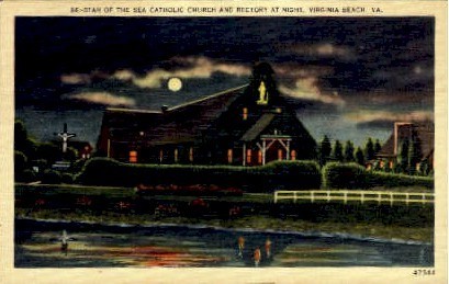 Star Of The Sea Catholic Church - Virginia Beach Postcards, Virginia VA Postcard
