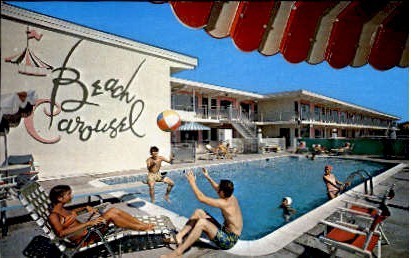 Beach Carousel - Virginia Beach Postcards, Virginia VA Postcard