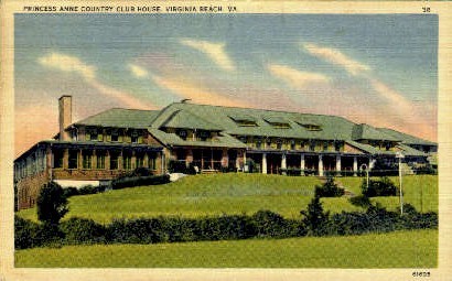 Princess Anne Country Club - Virginia Beach Postcards, Virginia VA Postcard