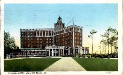 Cavalier Hotel - Virginia Beach Postcards, Virginia VA Postcard