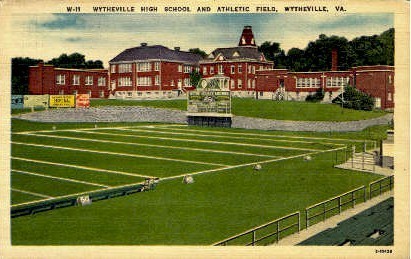 Wytheville High School - Virginia VA Postcard