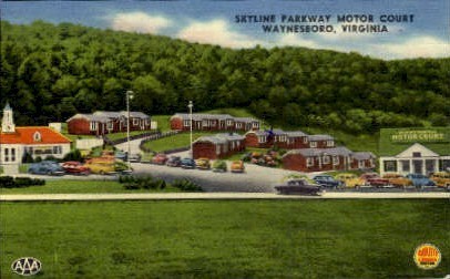 Skyline Parkway - Waynesboro, Virginia VA Postcard