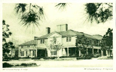 Williamsburg Lodge - Virginia VA Postcard