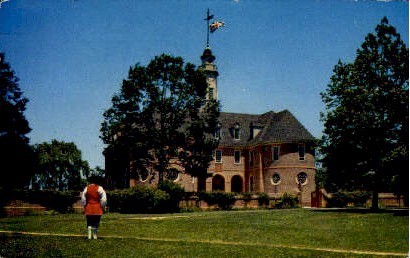Colonial Capitol - Williamsburg, Virginia VA Postcard