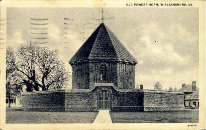 Old Powder Horn - Williamsburg, Virginia VA Postcard