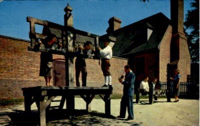 Public Gaol - Williamsburg, Virginia VA Postcard