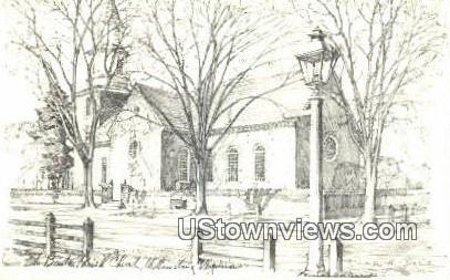Bruton Parish Church  - Williamsburg, Virginia VA Postcard