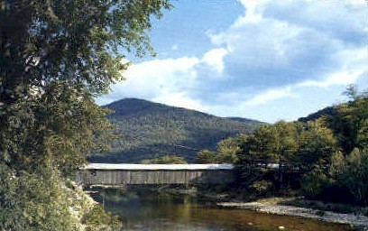 Old Scott Bridge - Misc, Vermont VT Postcard