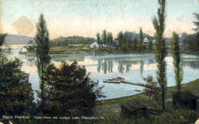 Lake Champlain - Basin Harbor, Vermont VT Postcard