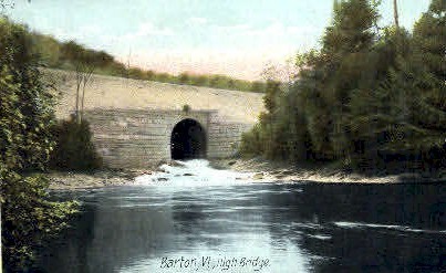 High Bridge - Barton, Vermont VT Postcard