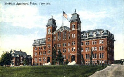 Goddard Seminary - Barre, Vermont VT Postcard