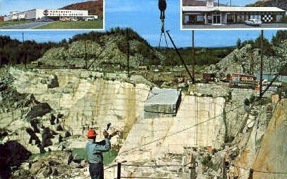 Rock of Ages Granite Quarry - Barre, Vermont VT Postcard