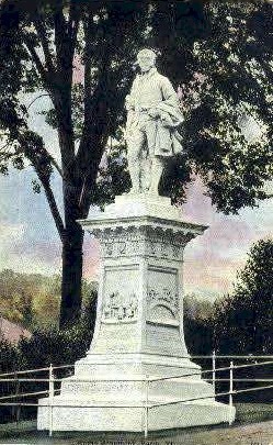 Burns' Monument - Barre, Vermont VT Postcard