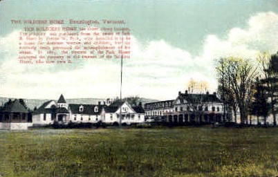 Soldiers Home - Bennington, Vermont VT Postcard