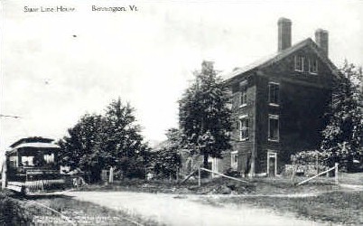 Reproduction - State Line House - Bennington, Vermont VT Postcard