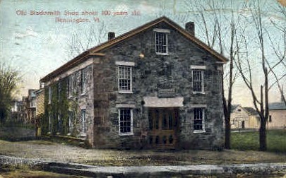 Old Blacksmith Shop - Bennington, Vermont VT Postcard