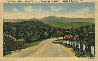 Haystack Mountain - Bennington, Vermont VT Postcard