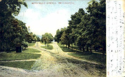 Monument Avenue - Bennington, Vermont VT Postcard